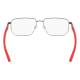 Phillips Safety Nike 4317 Radiation Glasses, Frame Size 55-14-145 - Satin Gunmetal/University Red 076-55