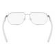 Phillips Safety Nike 4317 Radiation Glasses, Frame Size 55-14-145 - Satin Silver/Wolf Gray 4317N-045-55