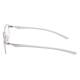 Phillips Safety Nike 4317 Radiation Glasses, Frame Size 55-14-145 - Satin Silver/Wolf Gray 4317N-045-55