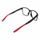 Nike 7117 Radiation Glasses - Matte Black Gym Red 006