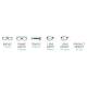 Nike 8130-54 Radiation Glasses - Dimensions