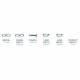Nike 8131 (Frame Size 55-17-140) Radiation Glasses Dimensions