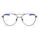 Phillips Safety Nike Ace Driver I Radiation Glasses - Satin Gunmetal/Blue EV24043-993