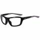 Phillips Safety Nike Brazer Radiation Glasses - Black FV2400-010 (Left Angle View)