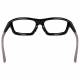 Phillips Safety Nike Brazer Radiation Glasses - Black FV2400-010 (Back View)