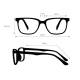 Phillips Safety Nike Brazer Radiation Glasses - Frame Dimensions