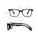 Phillips Safety Nike Eclipse Shadow Radiation Glasses - Frame Measurements