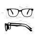 Phillips Safety Nike Embar Radiation Glasses - Frame Dimensions