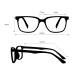 Phillips Safety Nike Livefree Classic Radiation Glasses - Frame Dimensions
