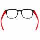 Nike Livefree Iconic Radiation Glasses - Matte Black/Red EV24012-010 (Back View)