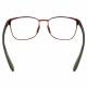 Phillips Safety Nike Metal Fusion Radiation Glasses - Satin Walnut FV2377-215 (Back View)