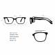 Phillips Safety Nike Rabid 22 Radiation Glasses - Frame Dimensions