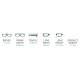 Nike Valiant Radiation Glasses - Frame Dimensions