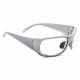 Model P820 Wrap Around Radiation Glasses - Silver