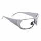 Model P820 Wrap Around Radiation Glasses - Silver