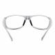 Model P820 Wrap Around Radiation Glasses - Silver