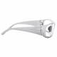 Model P820 Wrap Around Radiation Glasses - Silver