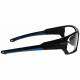 Wrap Around Radiation Glasses Model Q368 - Black/Blue