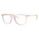 Phillips Safety Ray Ban Erika Classic Radiation Glasses - Polished Transparent Pink RB4171-674211-54