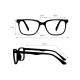 Phillips Safety Ray Ban New Wayfarer Classic Radiation Glasses - Frame Measurements