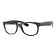 Phillips Safety Ray Ban New Wayfarer Classic Radiation Glasses - Polished Black RB2132-901L-55