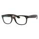 Phillips Safety Ray Ban New Wayfarer Classic Radiation Glasses - Polished Tortoise RB2132-902L-55