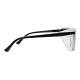 Phillips Safety Plastic Frame Radiation Glasses Model SQ5062 - Black (Right Side View)