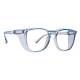 Phillips Safety Plastic Frame Radiation Glasses Model SQ5062 - Blue (Right Angle View)