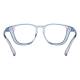 Phillips Safety Plastic Frame Radiation Glasses Model SQ5062 - Blue (Back View)