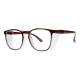 Phillips Safety Plastic Frame Radiation Glasses Model SQ5062 - Brown (Left Angle View)