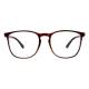 Phillips Safety Plastic Frame Radiation Glasses Model SQ5062 - Brown (Front View)