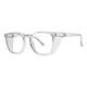 Phillips Safety Plastic Frame Radiation Glasses Model SQ5062 - Clear (Left Angle View)