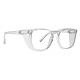 Phillips Safety Plastic Frame Radiation Glasses Model SQ5062 - Clear (Right Angle View)