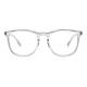 Phillips Safety Plastic Frame Radiation Glasses Model SQ5062 - Clear (Front View)