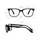 Phillips Safety Plastic Frame Radiation Glasses Model SQ5062 - Frame Dimensions