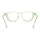 Phillips Safety Plastic Frame Radiation Glasses Model SQ5062 - Green (Back View)