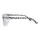 Phillips Safety Plastic Frame Radiation Glasses Model SQ5062 - Hawskbill Black (Left Side View)