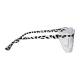 Phillips Safety Plastic Frame Radiation Glasses Model SQ5062 - Hawskbill Black (Right Side View)