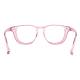 Phillips Safety Plastic Frame Radiation Glasses Model SQ5062 - Pink (Back View)