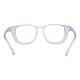 Phillips Safety Plastic Frame Radiation Glasses Model SQ5062 - Purple (Back View)