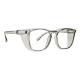 Phillips Safety Plastic Frame Radiation Glasses Model SQ5062 - Tan (Right Angle View)