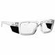 Plastic Frame Radiation Safety Glasses Model T9538S - Crystal Clear