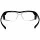 Plastic Frame Radiation Safety Glasses Model T9559 - Clear Black