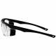 Plastic Frame Radiation Safety Glasses Model T9559 - Clear Black