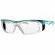Plastic Frame Radiation Safety Glasses Model T9559 - Clear Blue