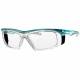 Plastic Frame Radiation Safety Glasses Model T9559 - Clear Blue