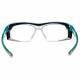 Plastic Frame Radiation Safety Glasses Model T9559 - Clear Blue