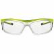 Plastic Frame Radiation Safety Glasses Model T9559 - Clear Neon Green