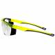 Plastic Frame Radiation Safety Glasses Model T9559 - Clear Neon Green