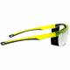 Plastic Frame Radiation Safety Glasses Model T9559 - Clear Neon Green